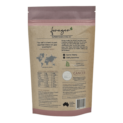 Ashwagandha Root Powder | 100g - Forager Superfoods